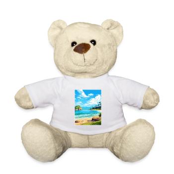 Abel Tasman Nationalpark Neuseeland Souvenir - Teddy - Weiß - Vorne