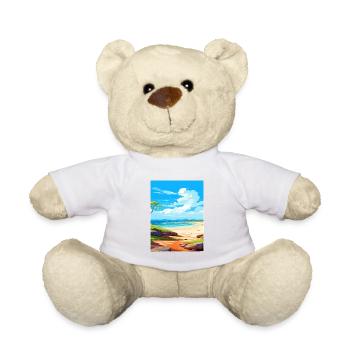 Cape Le Grand National Park Australia Souvenir - Teddy Bear - white - Front