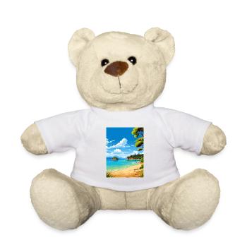 Abel Tasman Nationalpark Neuseeland Souvenir - Teddy - Weiß - Vorne