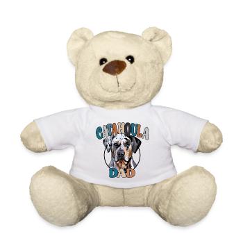 Catahoula Dad Dogs Dog Father's Day Wilsigns - Teddy Bear - white - Front