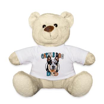 Bouvier Chien Papa Chiens Chien Fête des Pères Wilsigns - Nounours - blanc - Devant