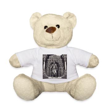 Mayan / High Culture / Peru / Mayan Calendar / Motif - Teddy Bear - white - Front