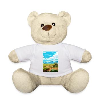 Santa Rosa National Park Costa Rica Travel Poster - Teddy Bear - white - Front