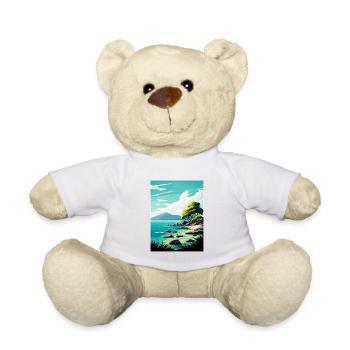 Cairns Australie Vintage voyage affiche Souvenir - Nounours - blanc - Devant
