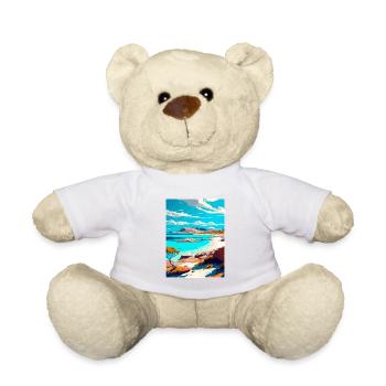 Esperance Australie Vintage voyage affiche Souvenir - Nounours - blanc - Devant