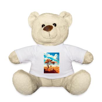 Outback Au Australie Vintage voyage affiche WPA Art - Nounours - blanc - Devant