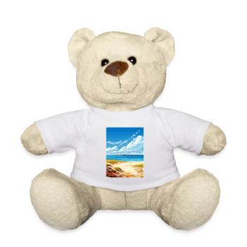 Parc marin de Ningaloo Vintage voyage affiche WPA Art - Nounours - blanc - Devant
