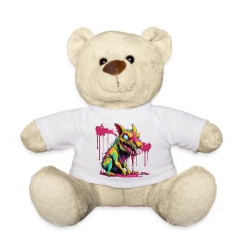 Chupacabra / Sucking Creature / Monster /Spain - Teddy Bear - white - Front