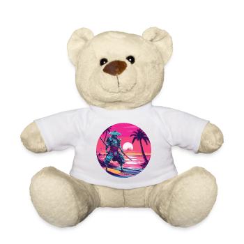 Samouraï / Japonais / Harakiri / Katana / Homme - Nounours - blanc - Devant