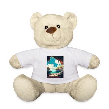 Affiche de voyage de décoration de la péninsule du Yucantan - Nounours - blanc - Devant