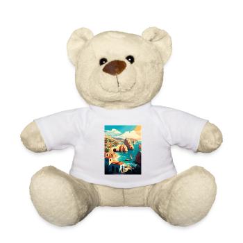 Cabo Sans Lucas décoration Mexique affiche de voyage - Nounours - blanc - Devant