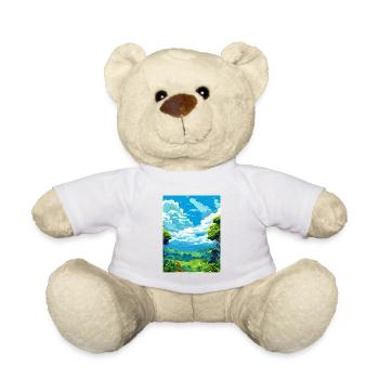 Amazone Rainforest Vintage Travel Poster Souvenir - Teddy Bear - white - Front