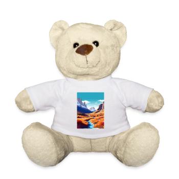 San Juan Argentinien Vintage Reiseposter Souvenir - Teddy - Weiß - Vorne