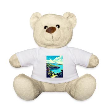 Grenada Caribbean Vintage Travel Poster Souvenir - Teddy Bear - white - Front