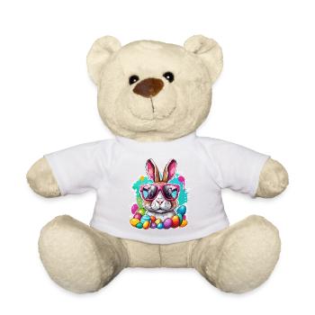 Lapin de Pâques / Pâques / Oeufs / Vacances / Pâques - Nounours - blanc - Devant