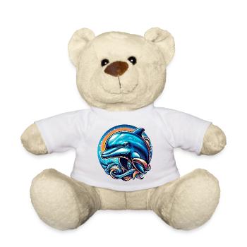 Dolphin - Teddy Bear - white - Front