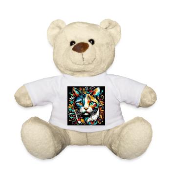 Chat - Nounours - blanc - Devant