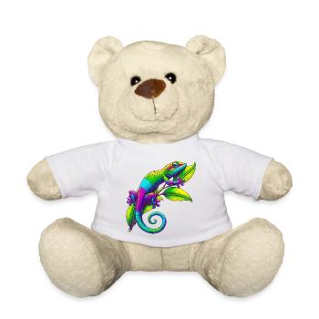 Gecko - Teddy Bear - white - Front