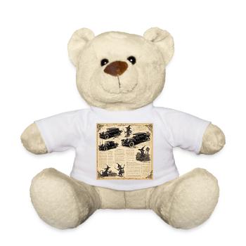 Witch's Handbook / Spellbook / Halloween / Autumn - Teddy Bear - white - Front