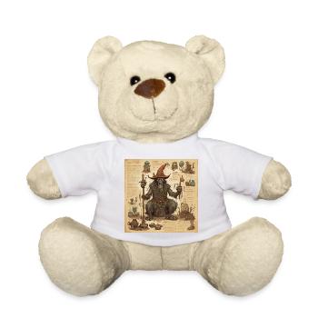 Witch's Handbook / Spellbook / Halloween / Autumn - Teddy Bear - white - Front