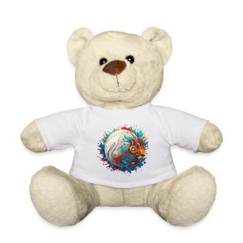 Planètes / Système solaire / Espace / Galaxie - Nounours - blanc - Devant