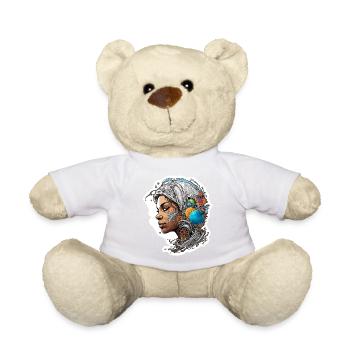 Planets / Solar System / Space / Galaxy - Teddy Bear - white - Front