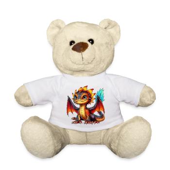 Drache - Teddy - Weiß - Vorne