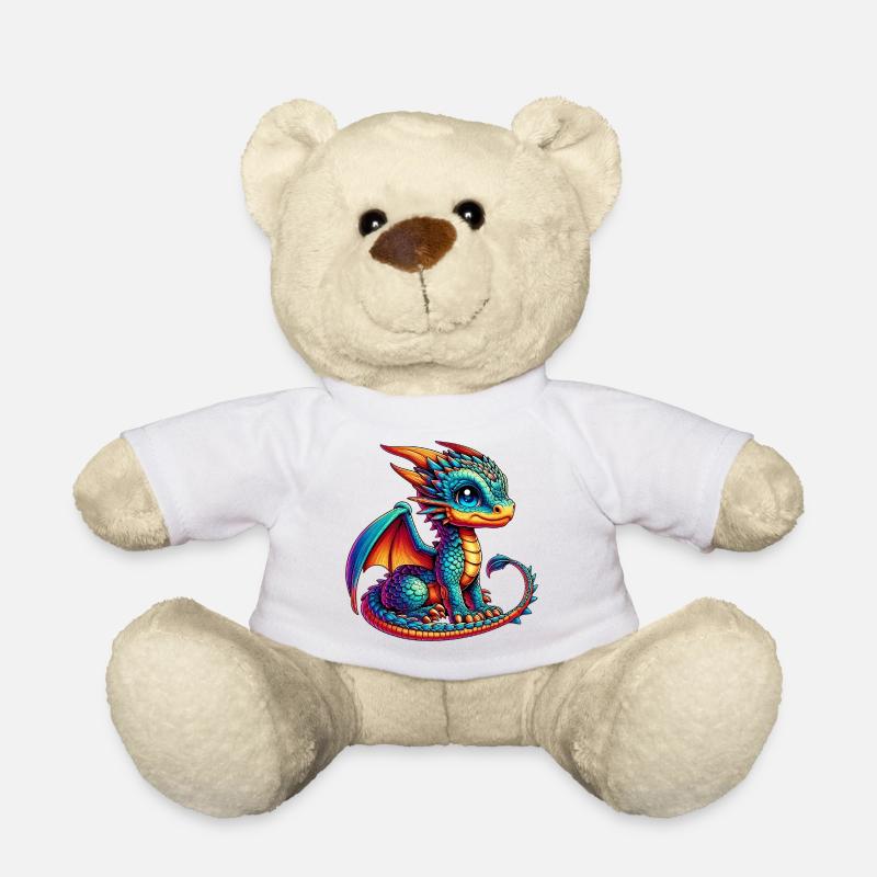 Dragon - Nounours - blanc