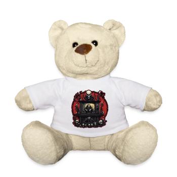 TV / Télévision / Analogique / Tube TV / Rétro - Nounours - blanc - Devant