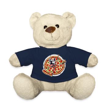 Pizza / Restauration rapide / Italienne / Margherita - Nounours - bleu marine - Devant