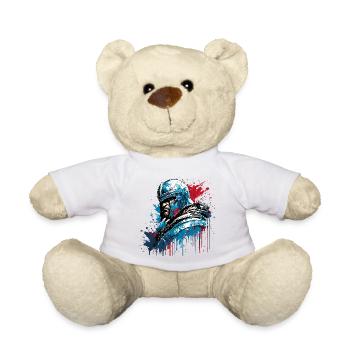 Spartan / Warrior / Fighter / Ancient / Sparta - Teddy Bear - white - Front