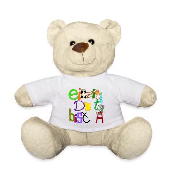 Einzigartig du bist - Teddy - Weiß - Vorne