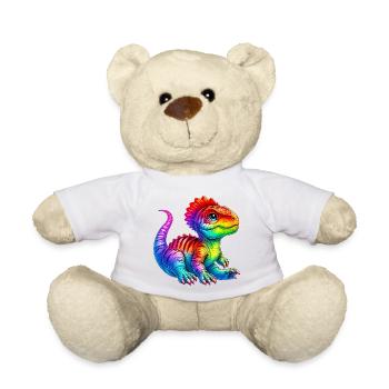 Dinosaurier - Teddy - Weiß - Vorne