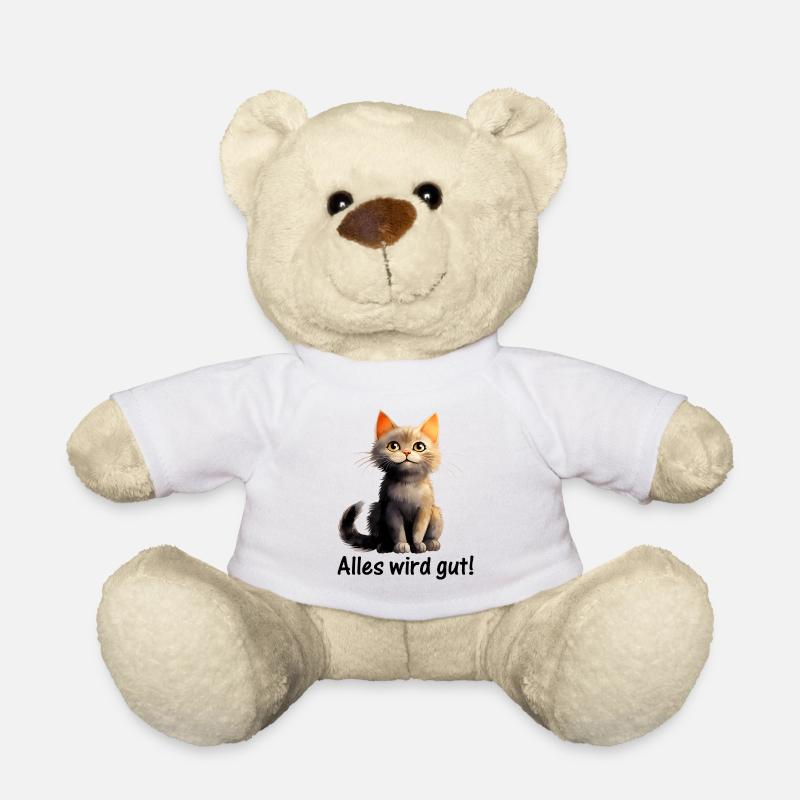Alles wird gut! ♥ EmotiCatz - Teddy - Weiß