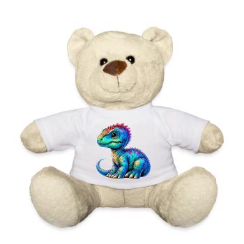 Dinosaur - Teddy Bear - white - Front
