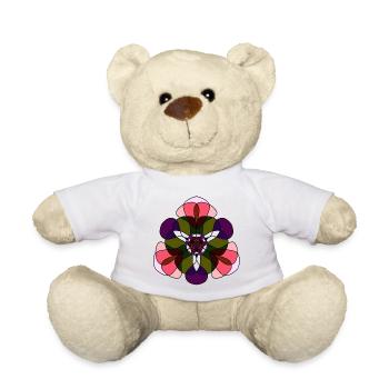 Ornement - Nounours - blanc - Devant