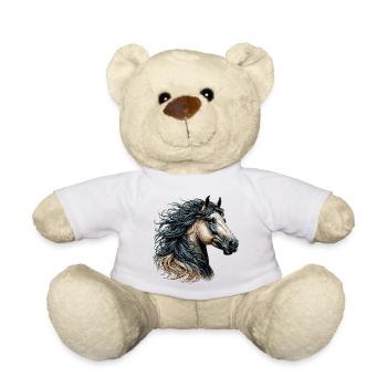 Horse - Teddy Bear - white - Front