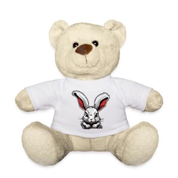 Lapin de Pâques / Pâques / Oeufs / Vacances / Pâques - Nounours - blanc - Devant