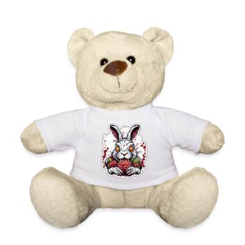 Lapin de Pâques / Pâques / Oeufs / Vacances / Pâques - Nounours - blanc - Devant