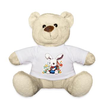 Lapin de Pâques / Pâques / Oeufs / Vacances / Pâques - Nounours - blanc - Devant