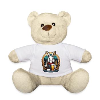 Lapin de Pâques / Pâques / Oeufs / Vacances / Pâques - Nounours - blanc - Devant