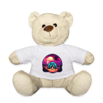 Wald / Wild / Zelt / Wildnis / Bäume / Life - Teddy - Weiß - Vorne