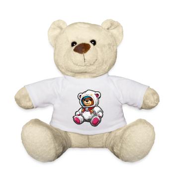 Teddy Bear / Cuddly Toy / Stuffed Animal / Gift Idea - Teddy Bear - white - Front