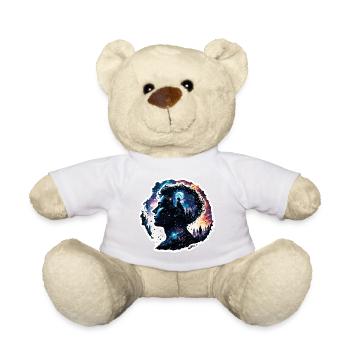 Silhouette / Forest / Portrait / Trees / Person - Teddy Bear - white - Front