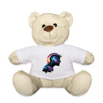 Silhouette / Forest / Portrait / Trees / Person - Teddy Bear - white - Front