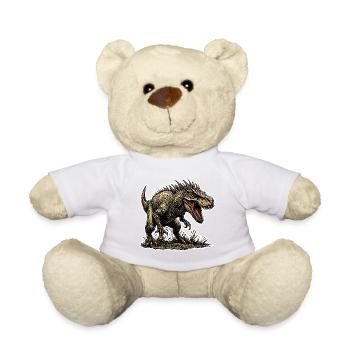 Dinosaure / Animal / Préhistorique / Reptile / Garçons - Nounours - blanc - Devant