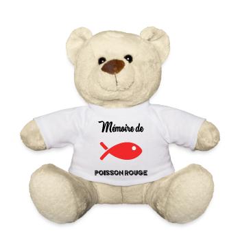 FISH. APRIL FOOL. HUMOR. SEA. OCEAN - Teddy Bear - white - Front