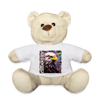 Austria Design with Eagle for Austrians - Teddy Bear - white - Front
