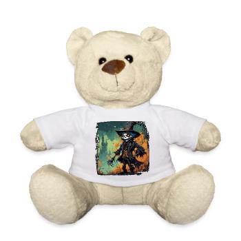 Vogelscheuche / Erntehelfer / Maisfeld / Feld - Teddy - Weiß - Vorne