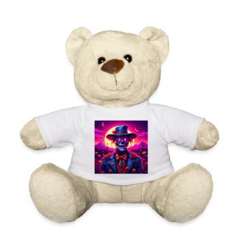 Épouvantail / Ouvrier de la moisson / Champ de maïs / Champ - Nounours - blanc - Devant